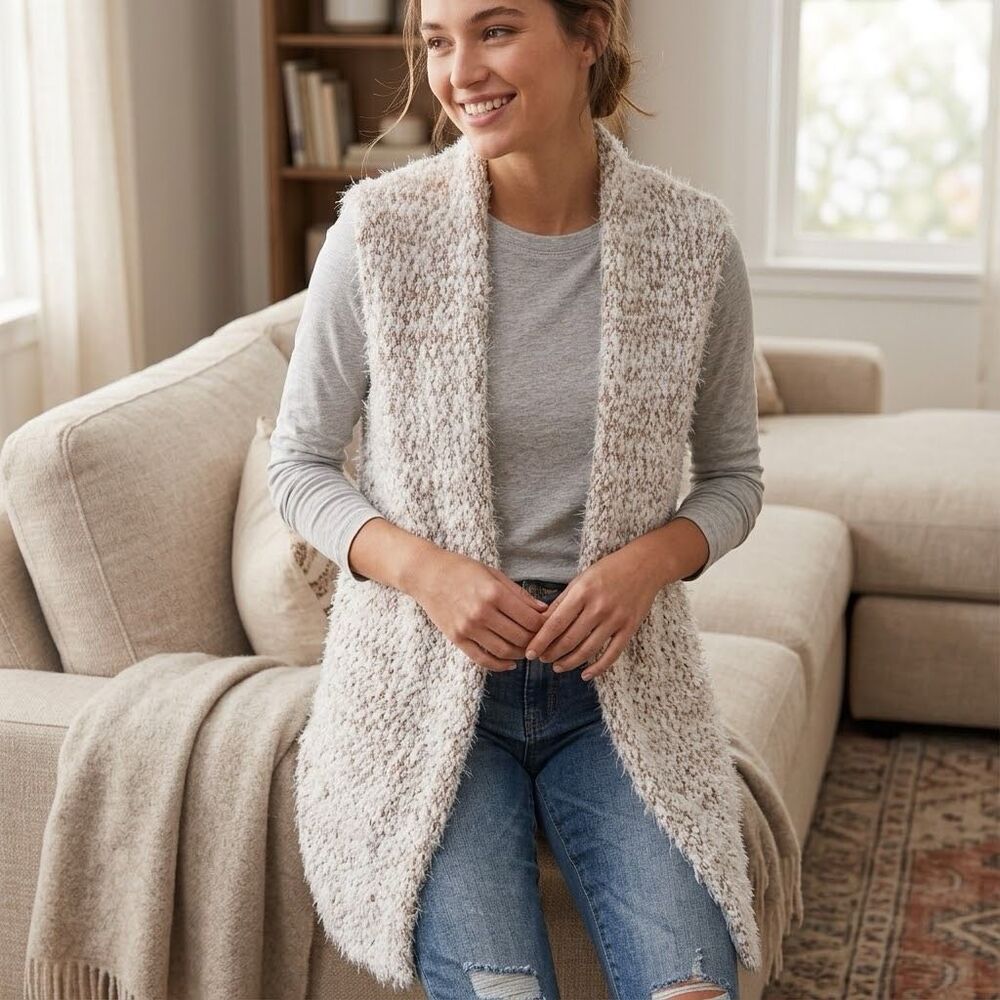 MarleyLilly  O/S fuzzy cozy long cardigan